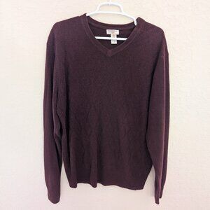 Dockers Mens Pull Over V Neck Sweater Size M NWOT Grandpa